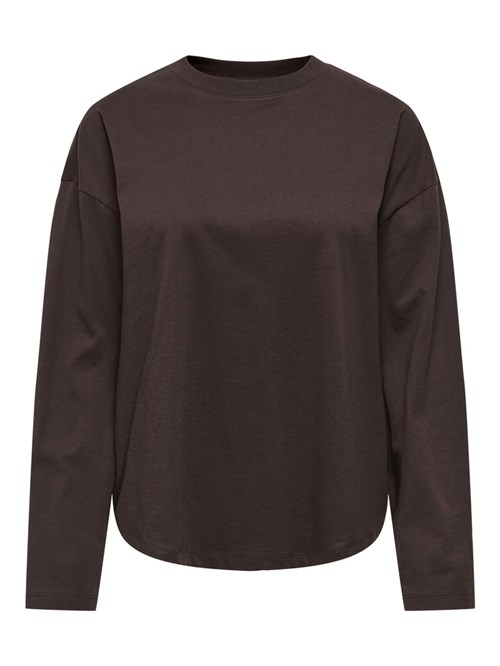 Only Happy Langærmet T-shirt, Bomuld